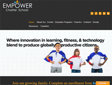 Tablet Screenshot of empowercharter.org